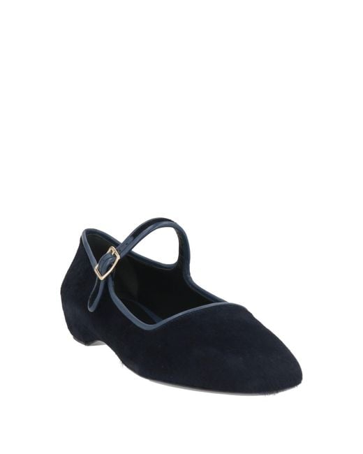 Giorgio Armani Blue Ballet Flats