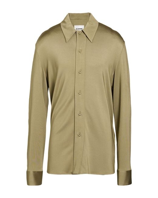 Jil Sander Green Shirts for men