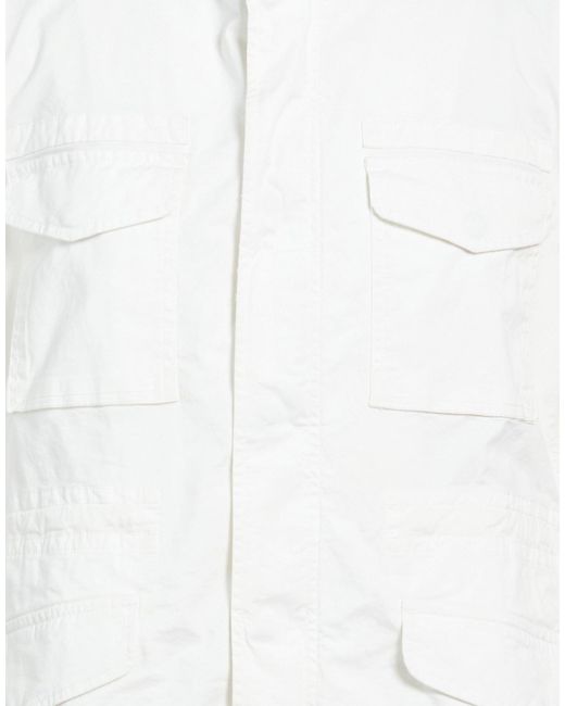 Mason's White Jacket Cotton, Elastane for men