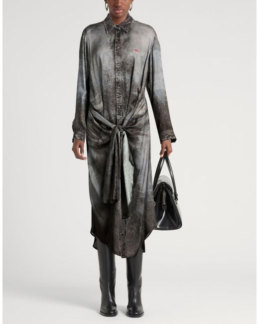 DIESEL Gray Midi Dresses