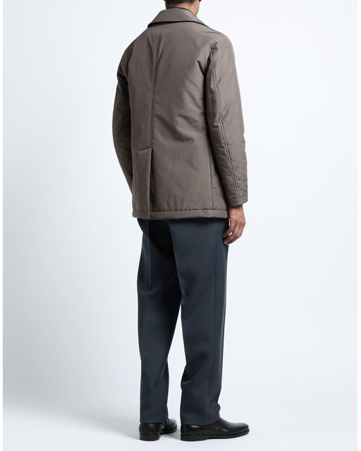 Canali Brown Overcoat & Trench Coat for men