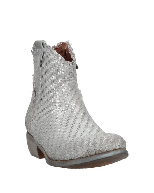 Zoe Gray Ankle Boots Leather