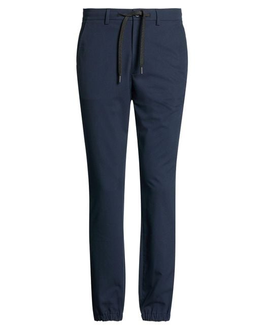 ALPHATAURI Blue Midnight Pants Polyester, Viscose, Elastane for men