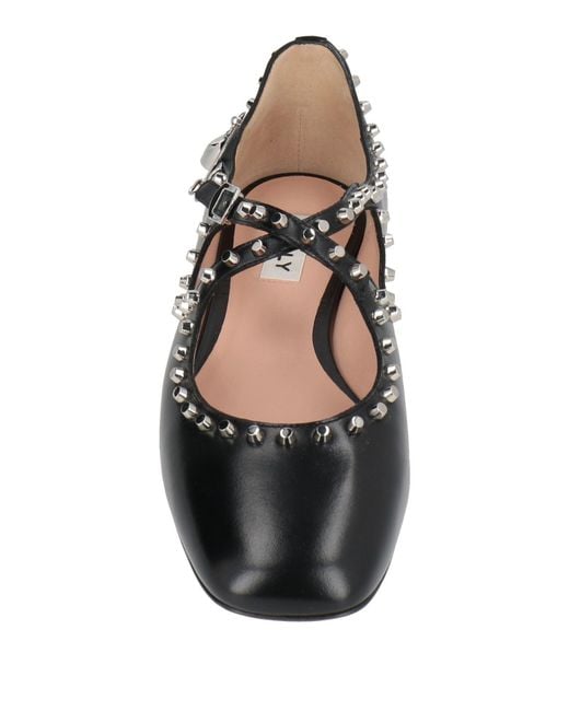Bally Black Ballet Flats