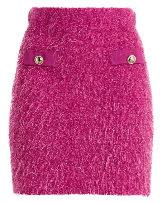 SIMONA CORSELLINI Pink Mini Skirt