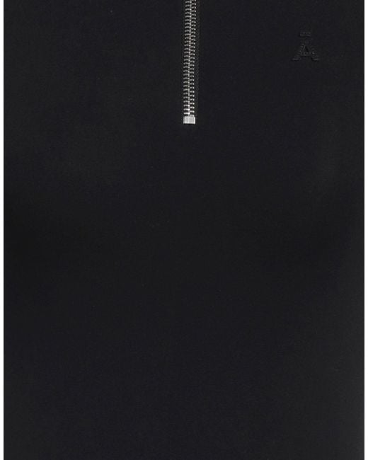 ANDREADAMO Black Mini Dress Polyamide, Elastane