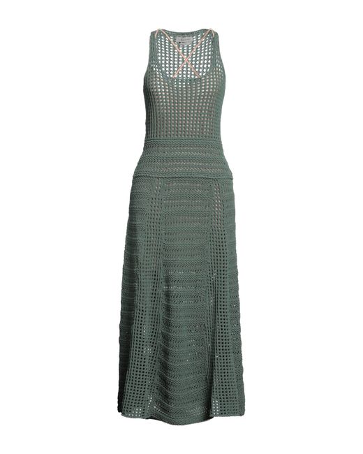 Anna Molinari Green Maxi Dress