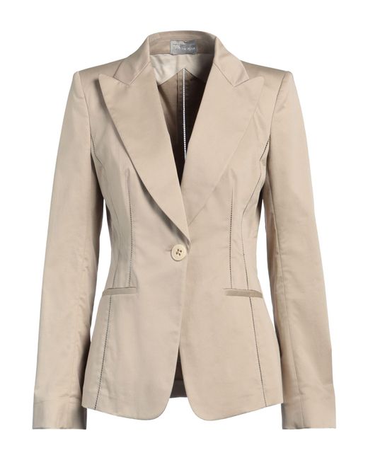 Mantu Natural Blazer Cotton, Elastane, Silk