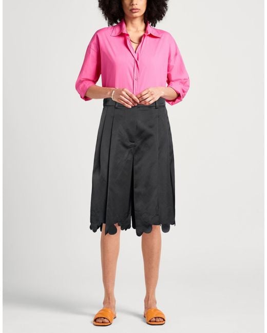 Marni Gray Shorts & Bermuda Shorts Viscose, Cotton
