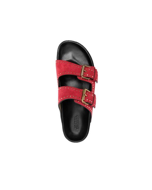 Sandales Isabel Marant en coloris Red