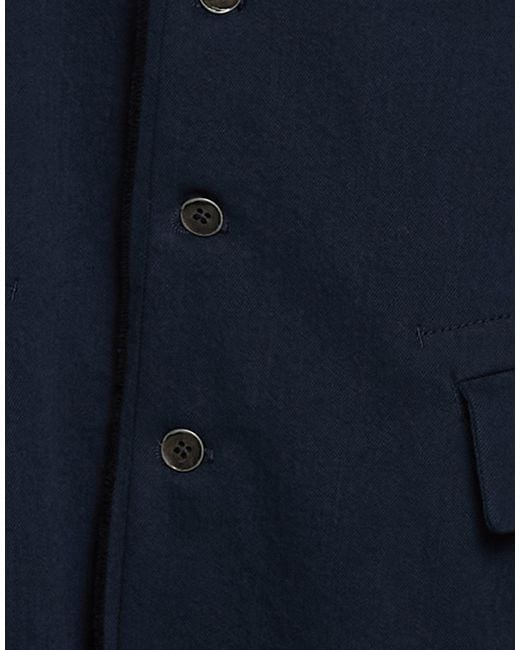 Masnada Blue Coat Virgin Wool, Elastane