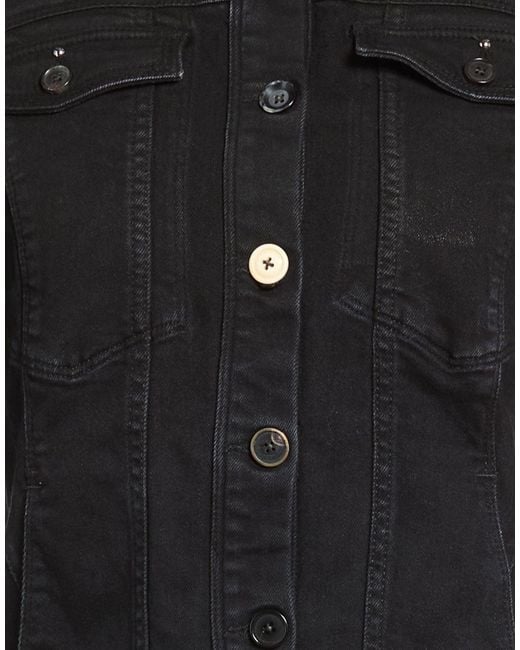 High Black Denim Outerwear