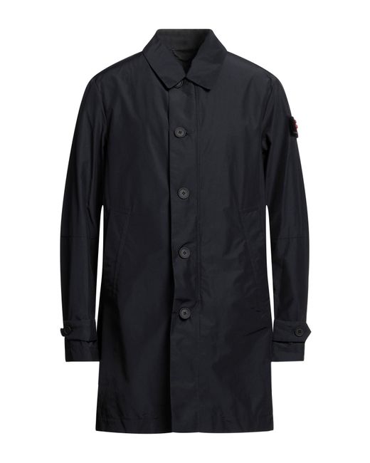 Peuterey Blue Overcoat & Trench Coat for men