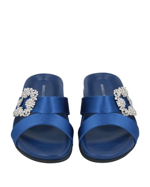 Manolo Blahnik Blue Sandals