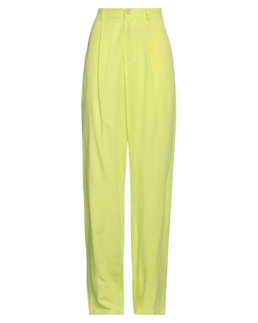 Hanita Yellow Trouser