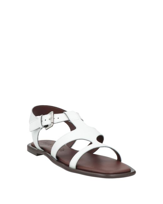 MAX&Co. White Sandals