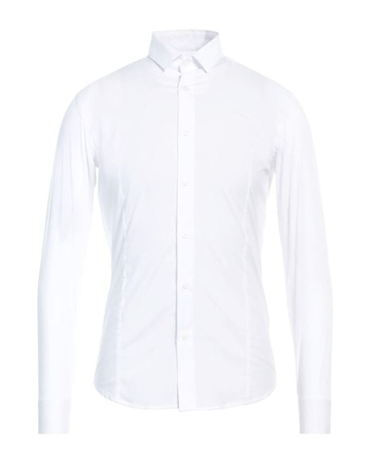 Daniele Alessandrini White Shirt for men