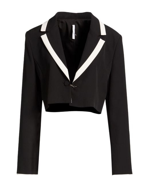 Imperial Black Blazer Polyester, Elastane