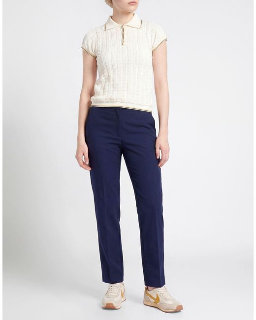 MSGM White Ivory Sweater Polyamide, Viscose, Elastane