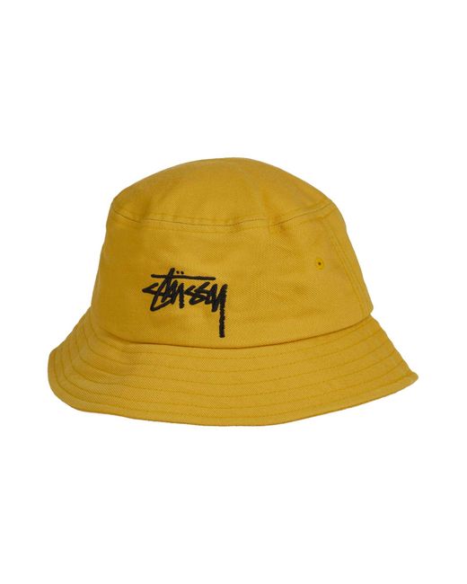 Stussy Yellow Hat for men