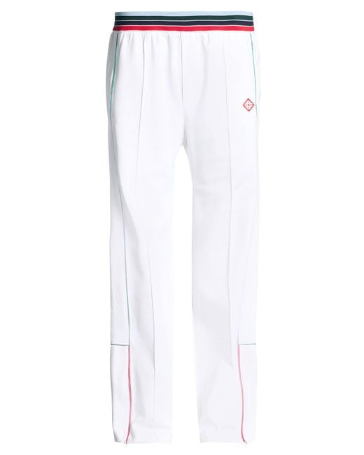 Casablanca White Pants Polyamide, Cotton, Polyester, Elastane for men