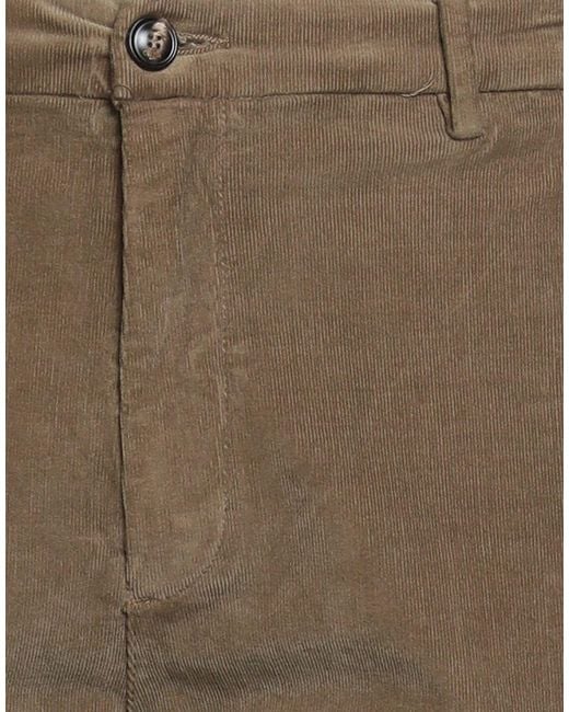 Cruna Gray Pants Cotton, Elastane for men