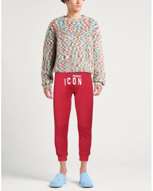 DSquared² Red Trouser for men