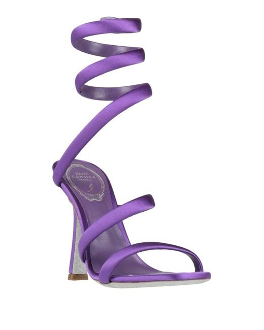 Sandali di Rene Caovilla in Purple