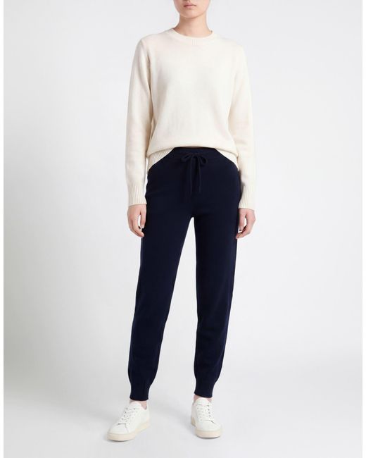 Twinset Blue Midnight Pants Wool, Viscose, Polyamide, Cashmere