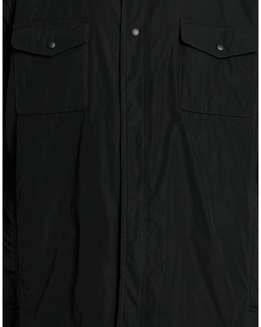 Aspesi Black Jacket Polyester for men