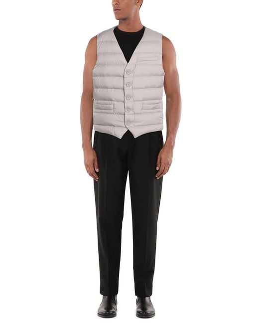 Herno Gray Gilet for men