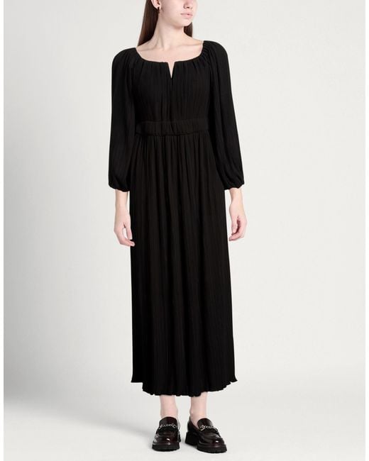 MEIMEIJ Black Maxi Dress Polyester