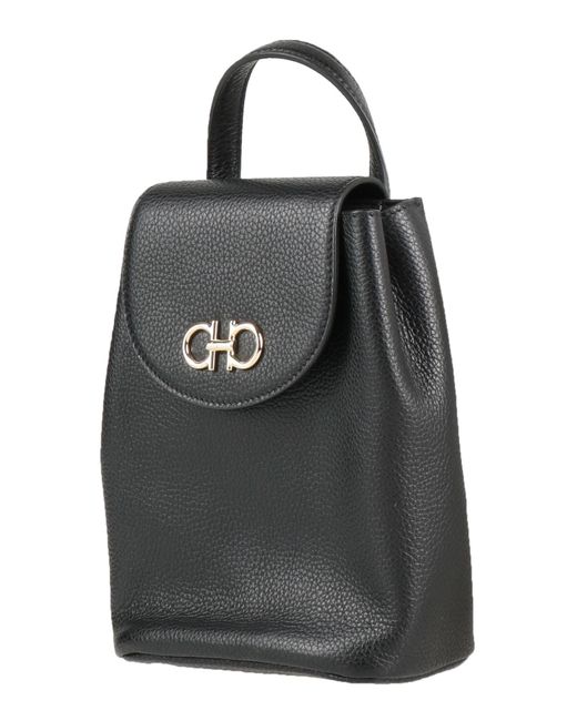 Ferragamo Black Backpack Calfskin