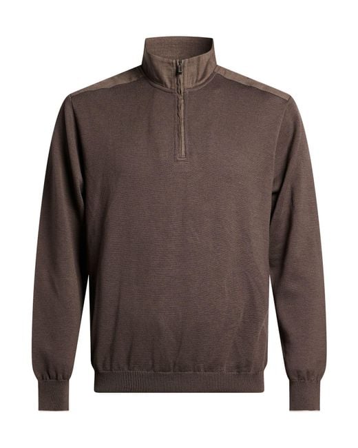 Paul & Shark Brown Sweater Virgin Wool for men