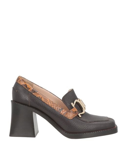 Pollini Gray Mokassin