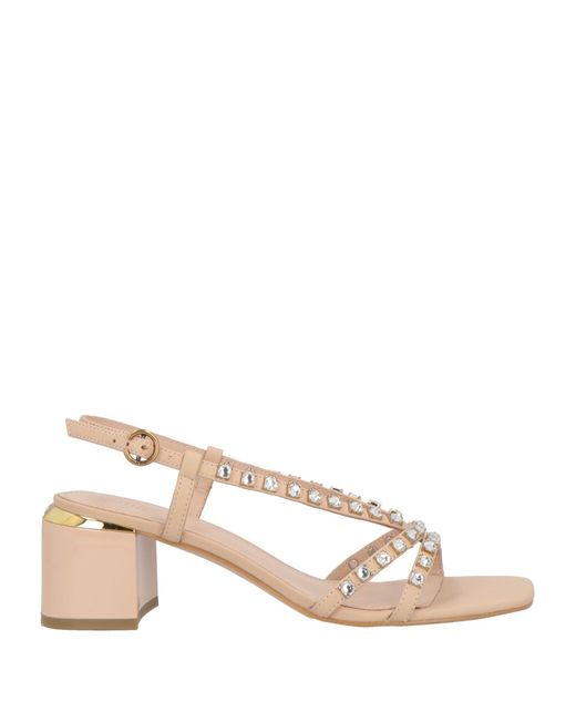 Pinko Natural Sandals Leather