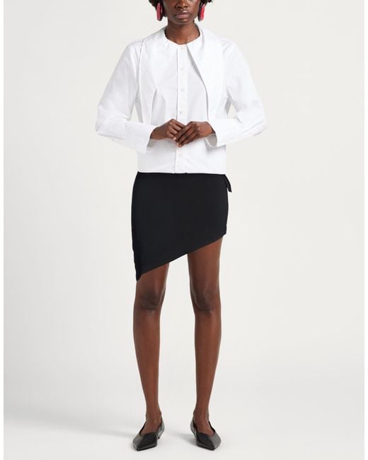 Carla G Black Mini Skirt Polyester