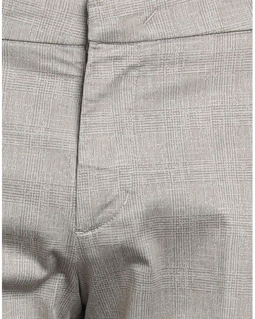 Entre Amis Gray Pants Cotton, Elastane for men