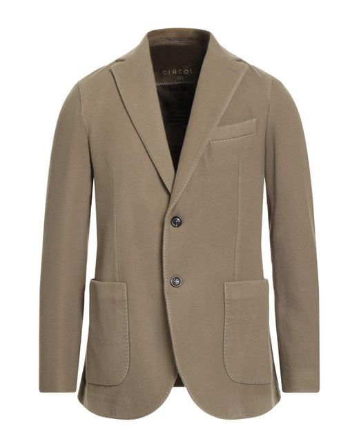 Circolo 1901 Green Blazer Virgin Wool for men