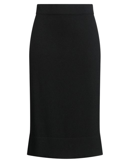 Brunello Cucinelli Black Midi-Rock