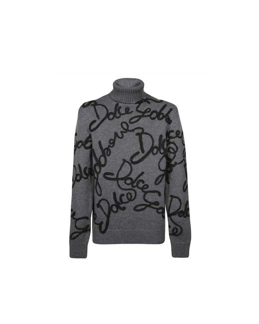 Col roulé Dolce & Gabbana pour homme en coloris Gray