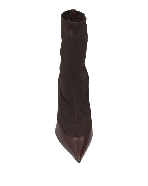 Alexandre Vauthier Brown Ankle Boots