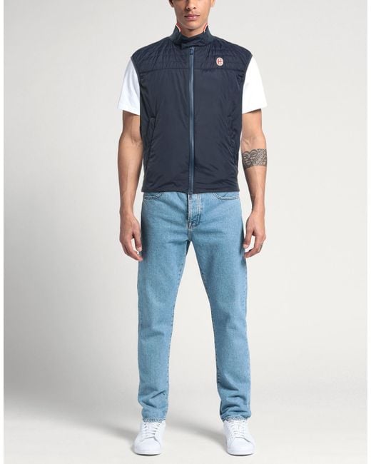 Conte Of Florence Blue Gilet for men