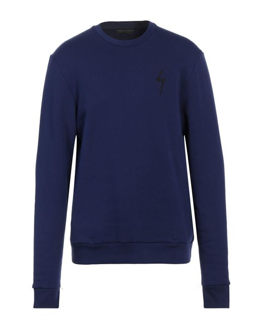 Giuseppe Zanotti Blue Sweatshirt for men