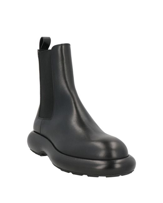 Jil Sander Black Ankle Boots for men
