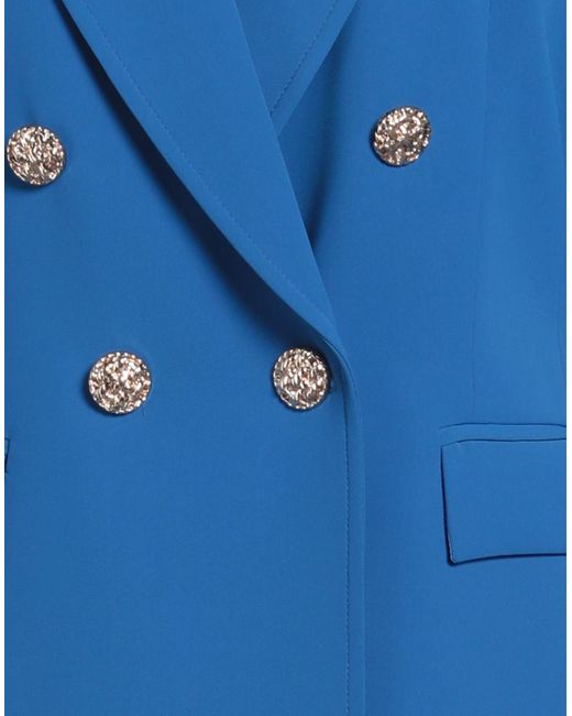 Hanita Blue H Couture Bright Blazer Polyester