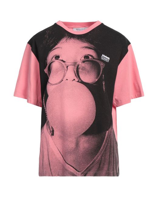 Maison Kitsuné Pink T-shirt for men