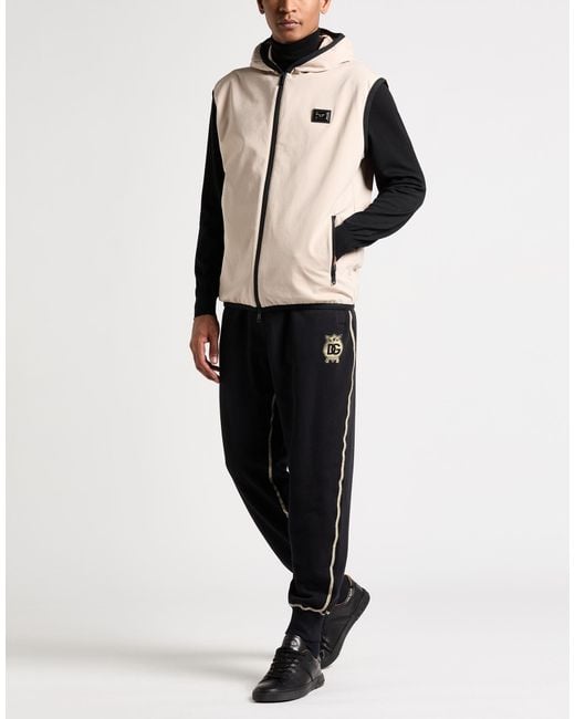 Dolce & Gabbana Black Pants Cotton, Elastane for men