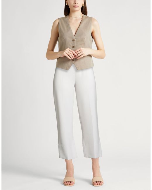 Antonelli White Light Pants Virgin Wool, Polyamide, Elastane