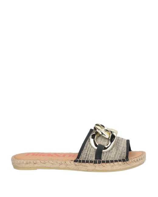 Nila & Nila Black Espadrilles